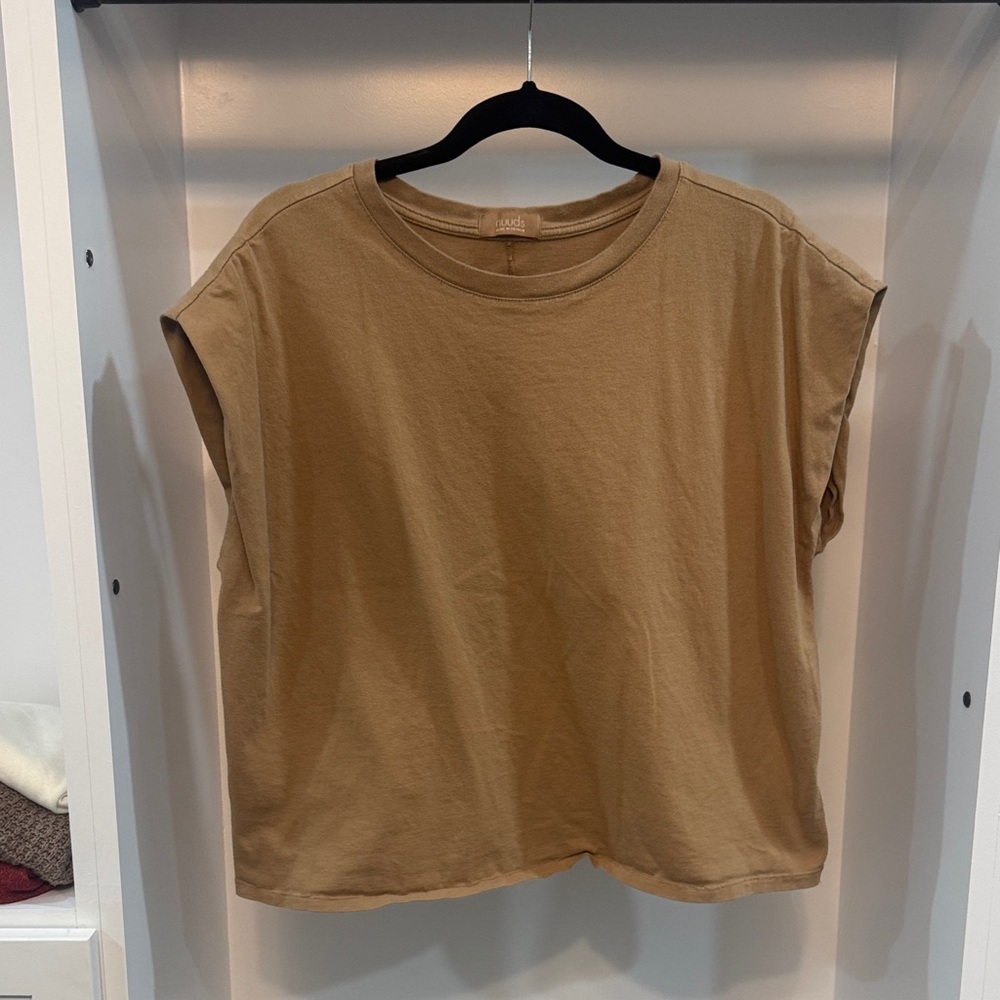 nuuds Tan Short Sleeve Women's Tee